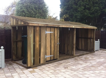 Wheelie Bin Store Combined Logstore