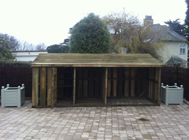 Wheelie Bin Store Combined Logstore